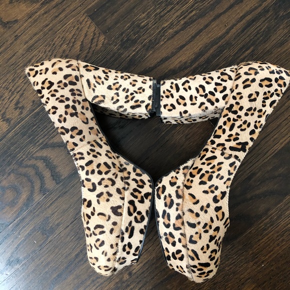 Office London cheetah print chunky platform heels - Picture 2 of 4